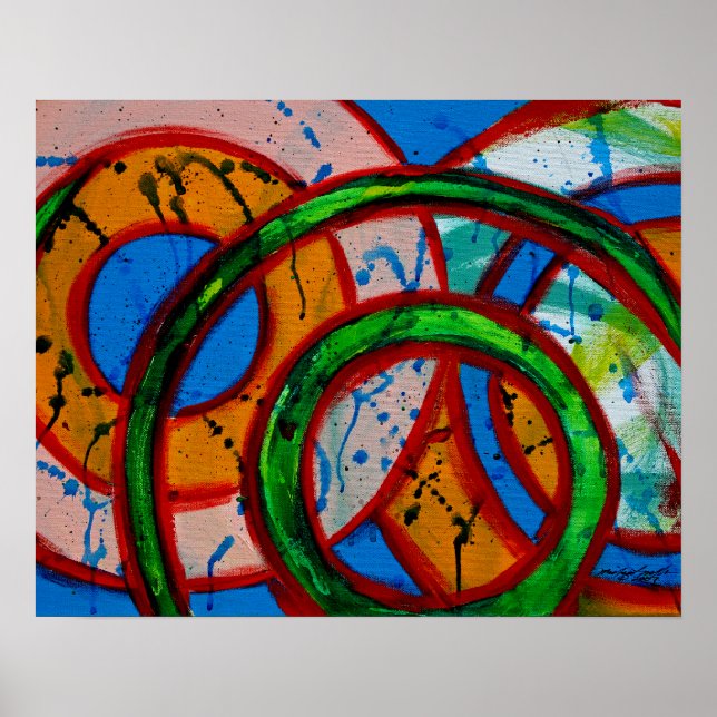 Poster Composition #20 par Michael Moffa (Devant)