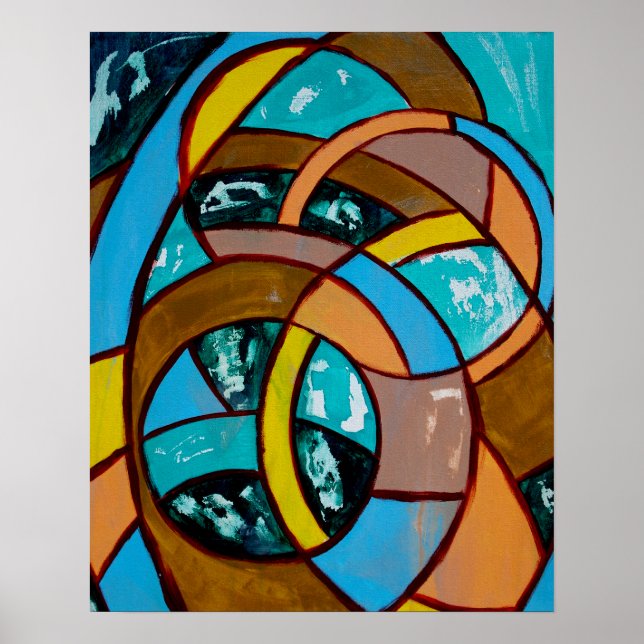 Poster Composition #8 par Michael Moffa (Devant)