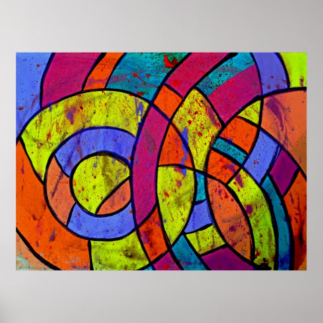 Poster Composition #9 par Michael Moffa (Devant)