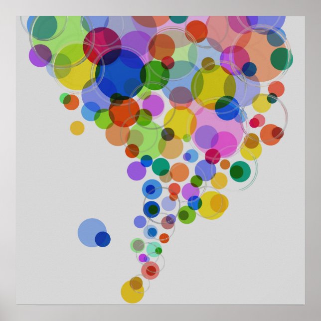 Poster Composition abstraite 474 (Devant)