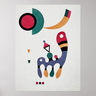 Poster Composition Biomorphique Abstraction - Kandinsky