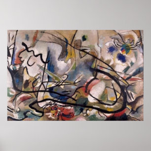 Poster Composition de Kandinsky Peinture Abstraite