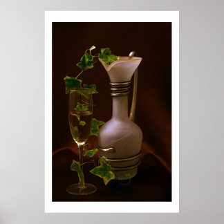 Poster Composition en violet