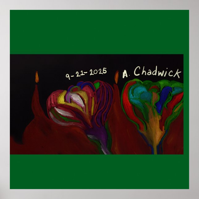Poster Composition florale d'Hadès (Devant)