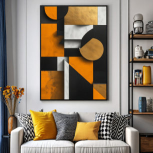 Poster Composition géométrique de luxe