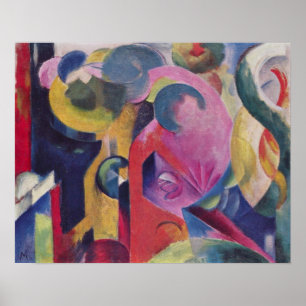 Poster Composition III par Franz Marc