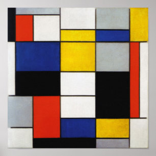Poster Composition, Mondrian