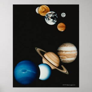 Poster Composition planétaire