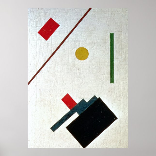 Poster Composition suprématiste, 1915 (Devant)