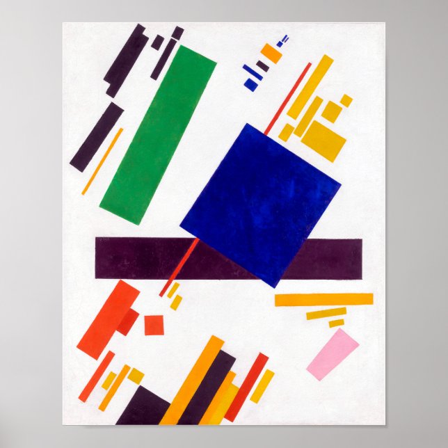 Poster Composition suprématiste | Kazimir Malevich | (Devant)