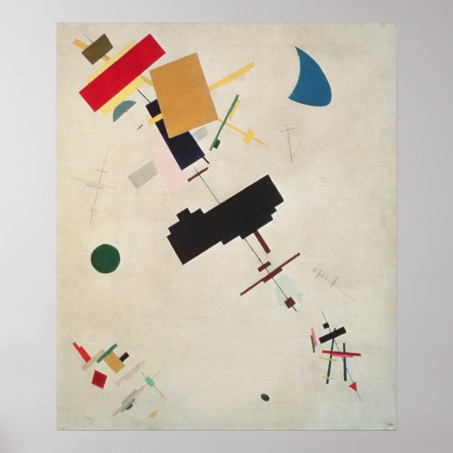 Poster Composition suprématiste No.56, 1936 (Devant)