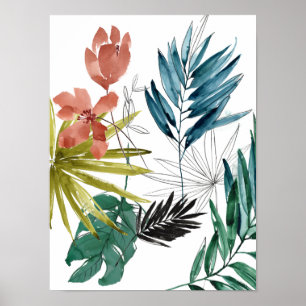 Poster Composition tropicale