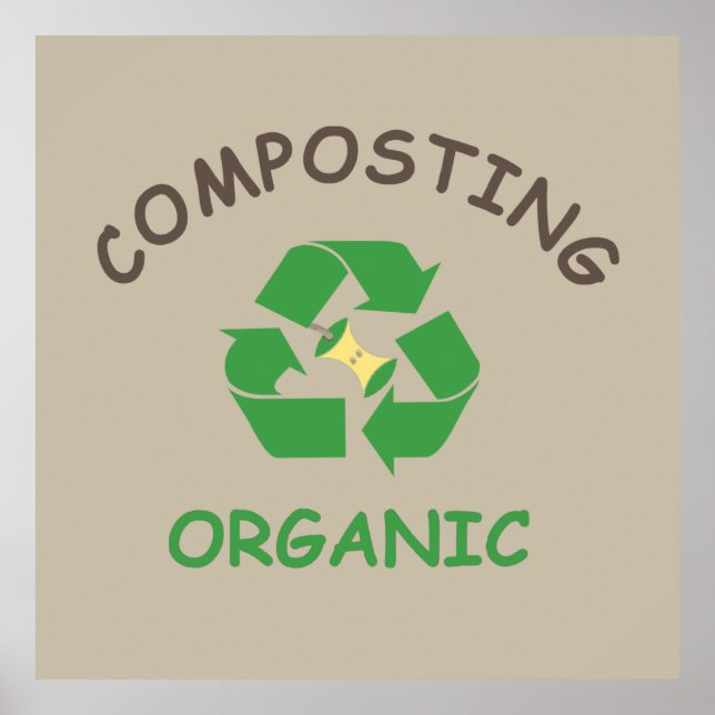 Poster compostage compostage composteur agriculture biolo (Devant)