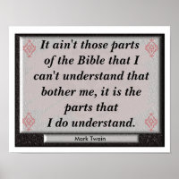 Comprendre la Bible - Mark Twain Citation