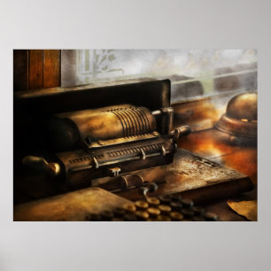 Poster Comptable - La machine d'ajout