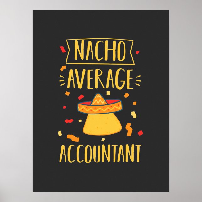 Poster Comptable moyen Nacho (Devant)