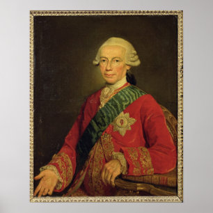 Poster Comte Claude-Louis-Robert de Saint-Germain 1777