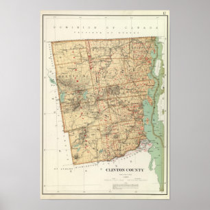 Poster Comté de Clinton