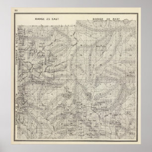 Poster Comté de Fresno, Californie 9