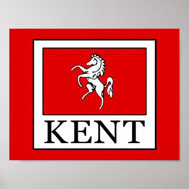 Poster Comté de Kent Angleterre (Devant)