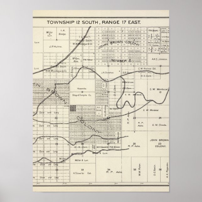 Poster Comté de Madera, Californie 4 (Devant)