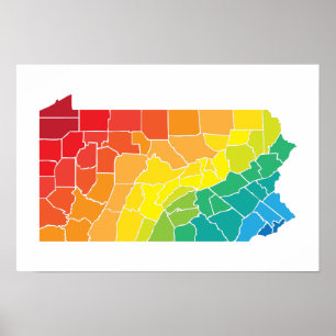Poster comté de pennsylvanie
