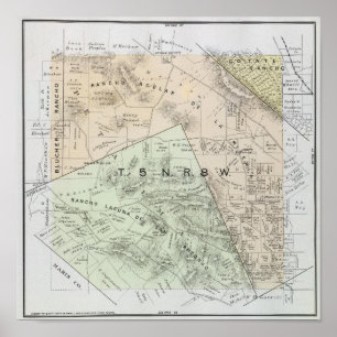 Poster Comté de Sonoma, Californie 26