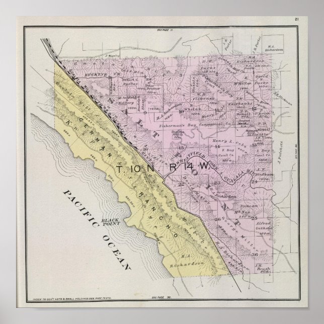 Poster Comté de Sonoma, Californie 35 (Devant)