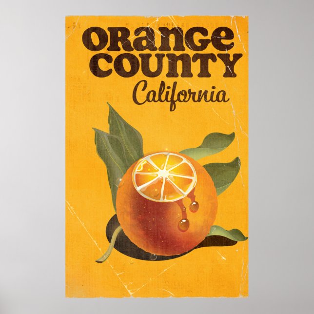 Poster Comté d'Orange (Devant)