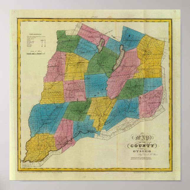 Poster Comté d'Otsego (Devant)