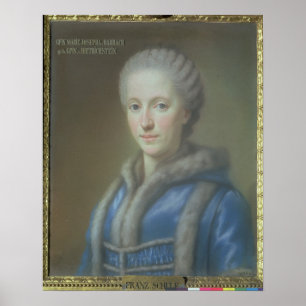 Poster Comtesse Maria Josepha von Harrach
