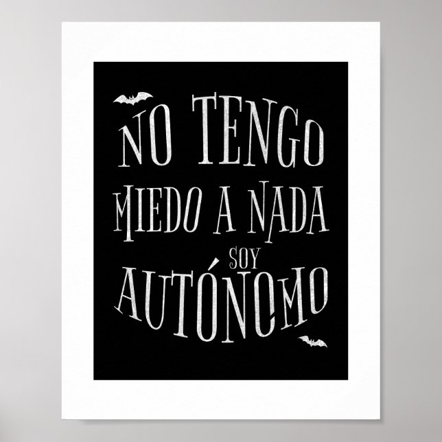 Poster Con humor, ironía y sarcasmo para autónomos (Devant)