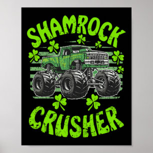 Poster Concasseur de la Saint-Patrick pour camion monstre