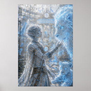 Poster Concentration / Dresseur d'animaux / Enclos