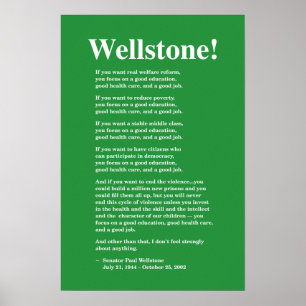 Poster Concentrez sur une bonne éducation, Wellstone