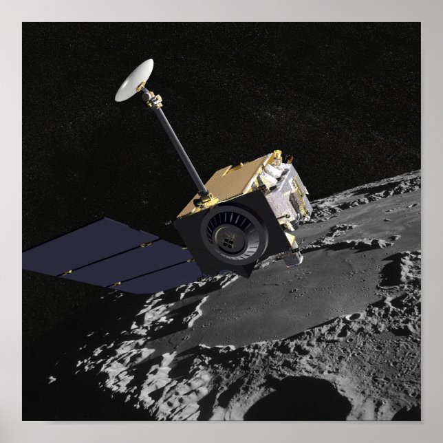 Poster Concept artistique de l'Orbi lunaire de reconnaiss (Devant)