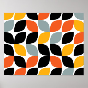 Poster Concept coloré, unique, à la mode, urbain de