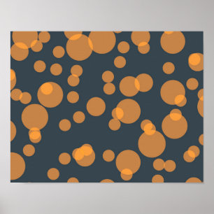 Poster Concept de cercle amusant et joyeux motif dans la
