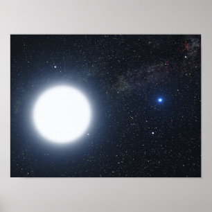 Poster Concept de l'artiste montrant le système binaire é
