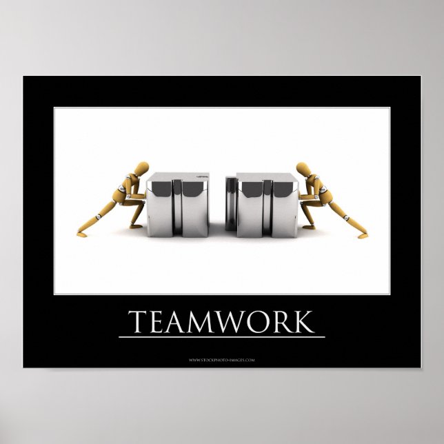 Poster Concept de travail d'équipe (Devant)