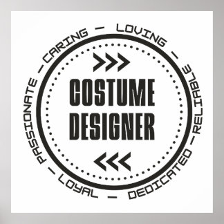 Poster Concepteur de costumes Extraordinaires