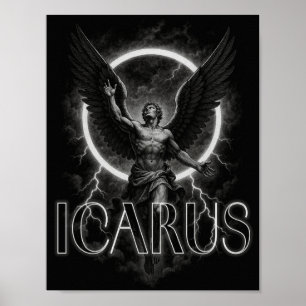 Poster concepteur esthétique d'affiche ICARUS