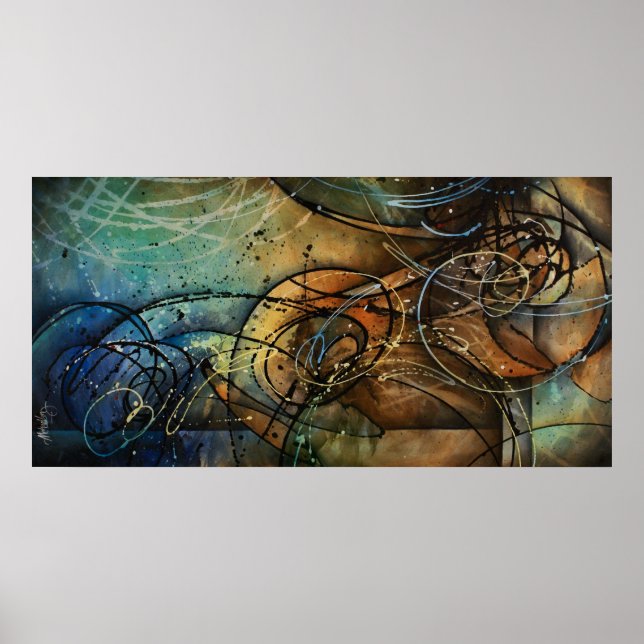 Poster Conception abstraite (Devant)
