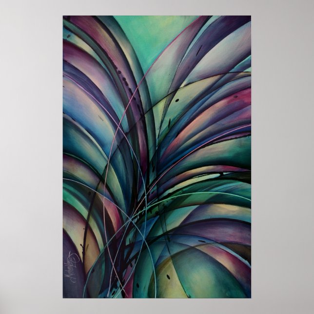 Poster "Conception abstraite" (Devant)