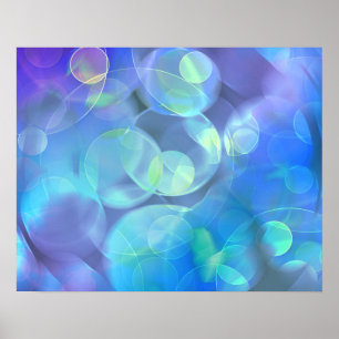Poster Conception abstraite fractionnée surréaliste