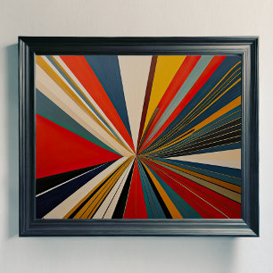Poster Conception abstraite moderne Futurisme 4:5
