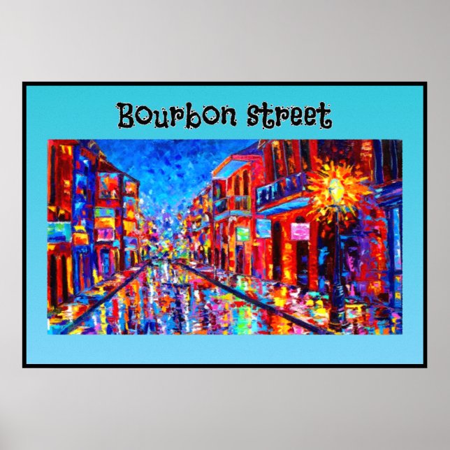 Poster Conception Bourbon Street (Devant)