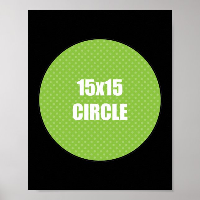 Poster Conception circulaire 15x15 (Devant)