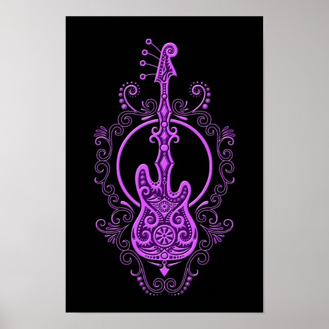 Poster Conception complexe de la basse violette sur le no (Devant)