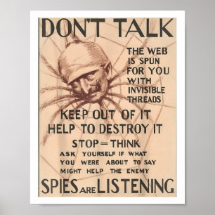 Poster Conception Conception Parler Spider Spie vi